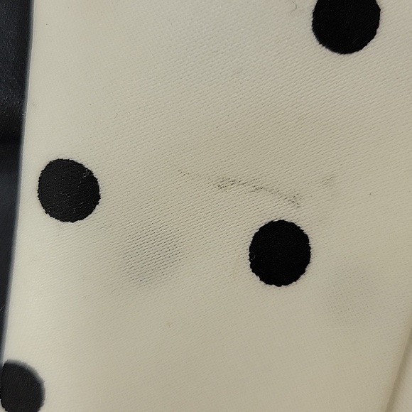 Gunne Sax Y2k Strapless Black and White Polka Dot Dress Sz 7. Polyester - Picture 9 of 9